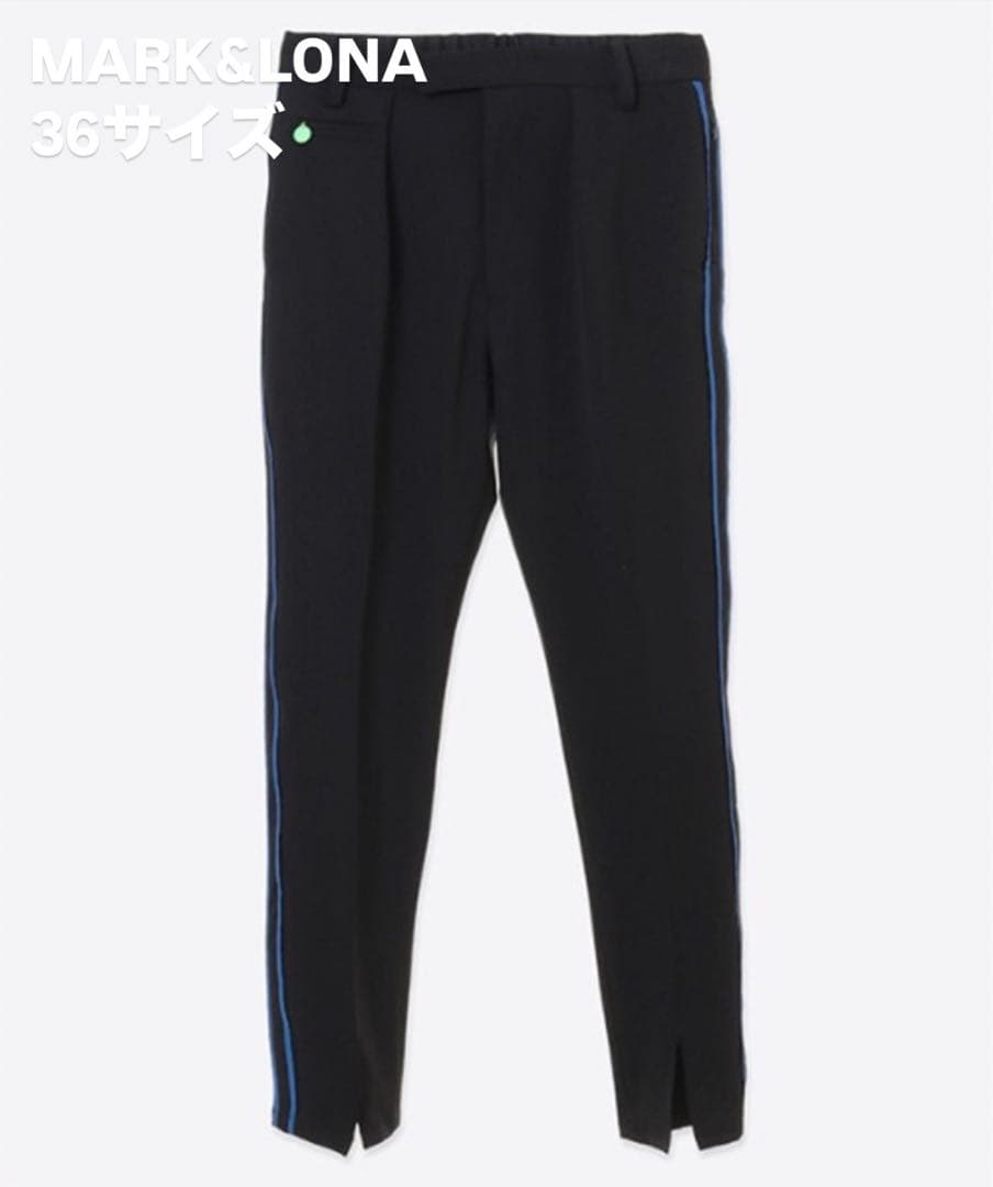 新品未使用　MARK&LONA ブラックパンツ 36サイズ