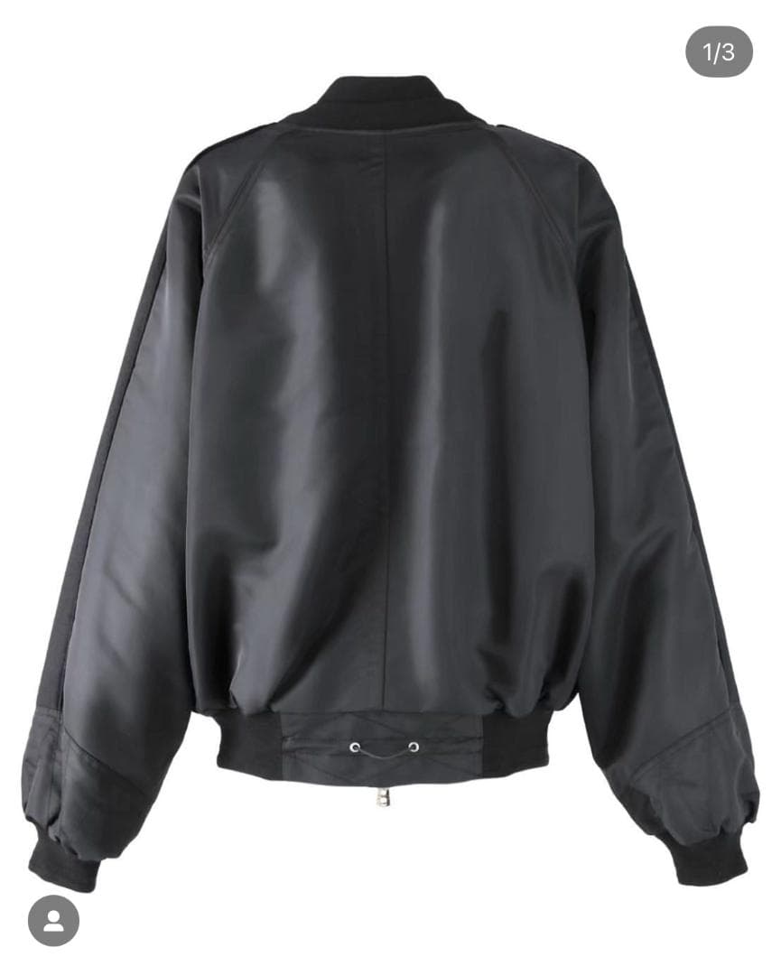 ジャケット・アウター soloist oversized flight jacket 46 MA-1