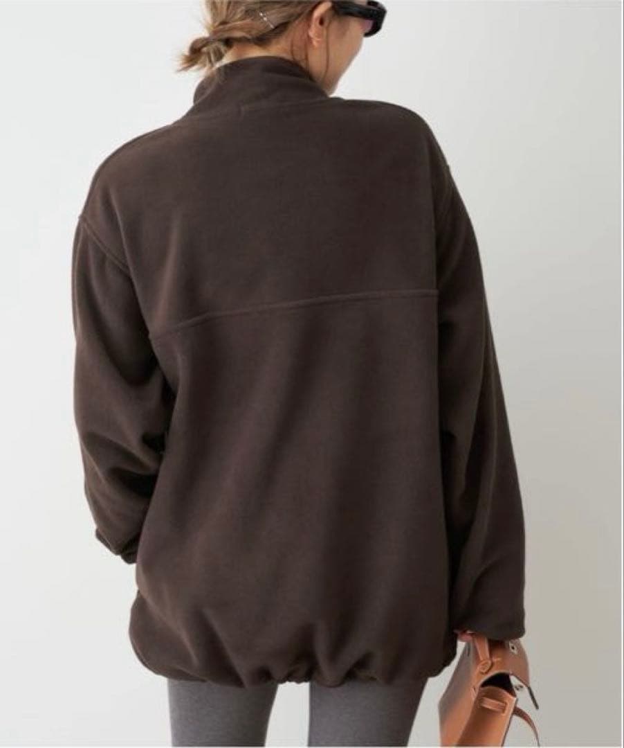 ドゥーズィエムクラス★BTN Half Zipブラウン フリース美品