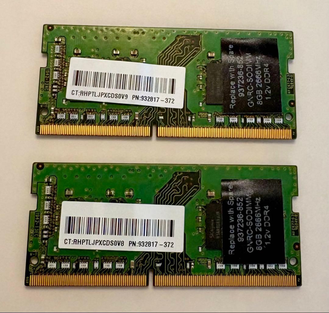 SK hynix 16GB メモリ PC4-2666V-SA1-11