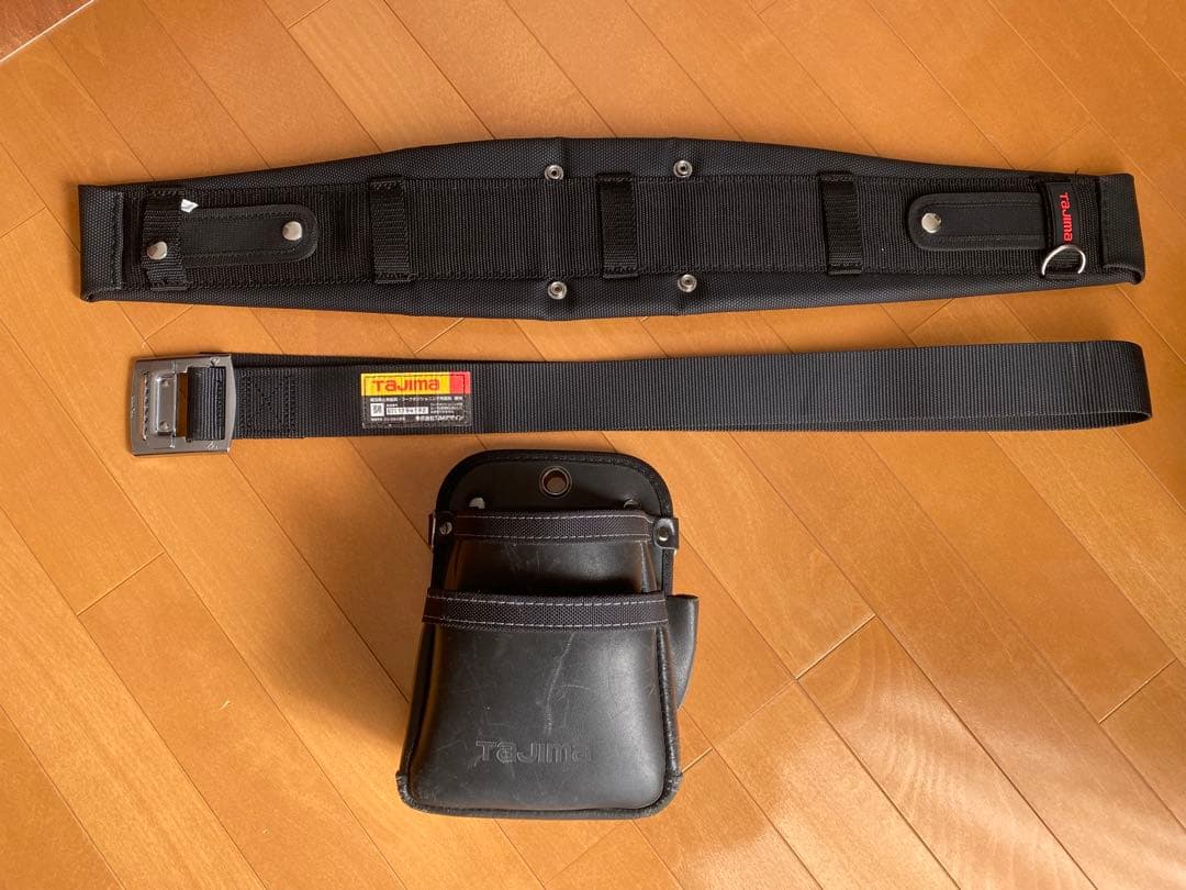 Tajima 腰袋　セット タジマ　ベルト　腰ベルト Lサイズ