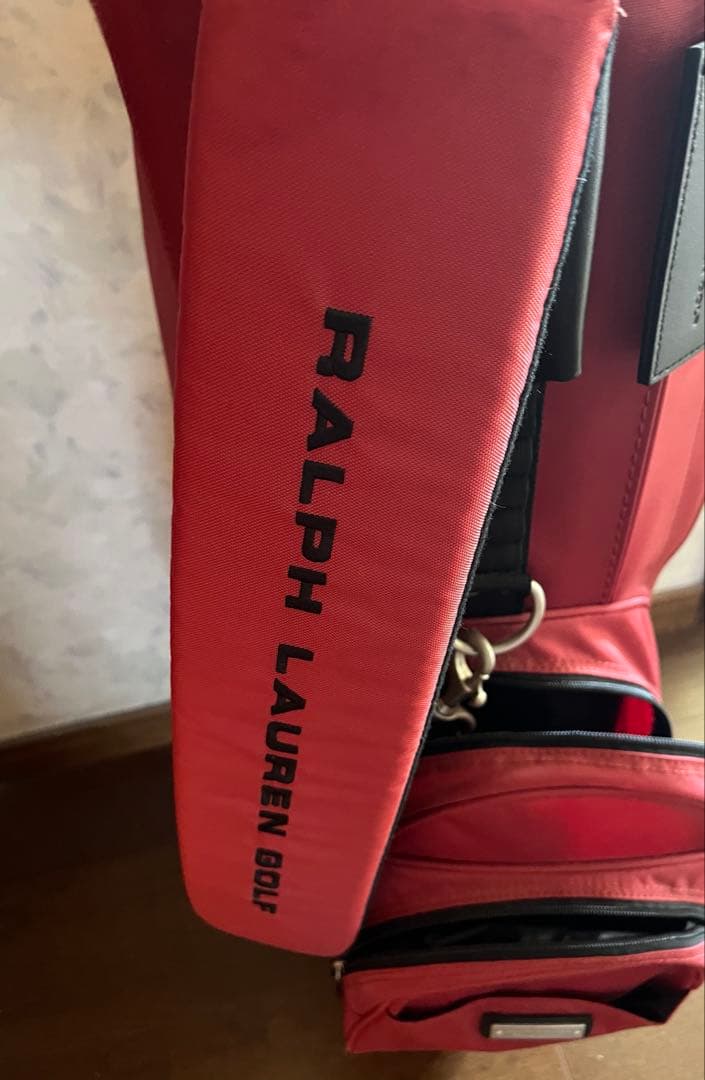 ラルフローレン　ゴルフバッグ　赤