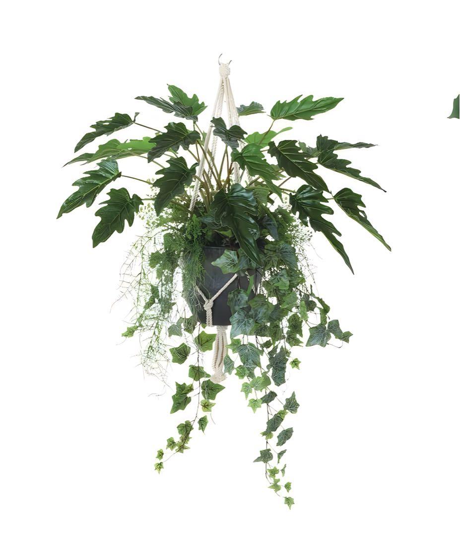 光触媒　人工観葉植物　ウォールグリーン　フェイクグリーン　壁掛けクッカバラ70