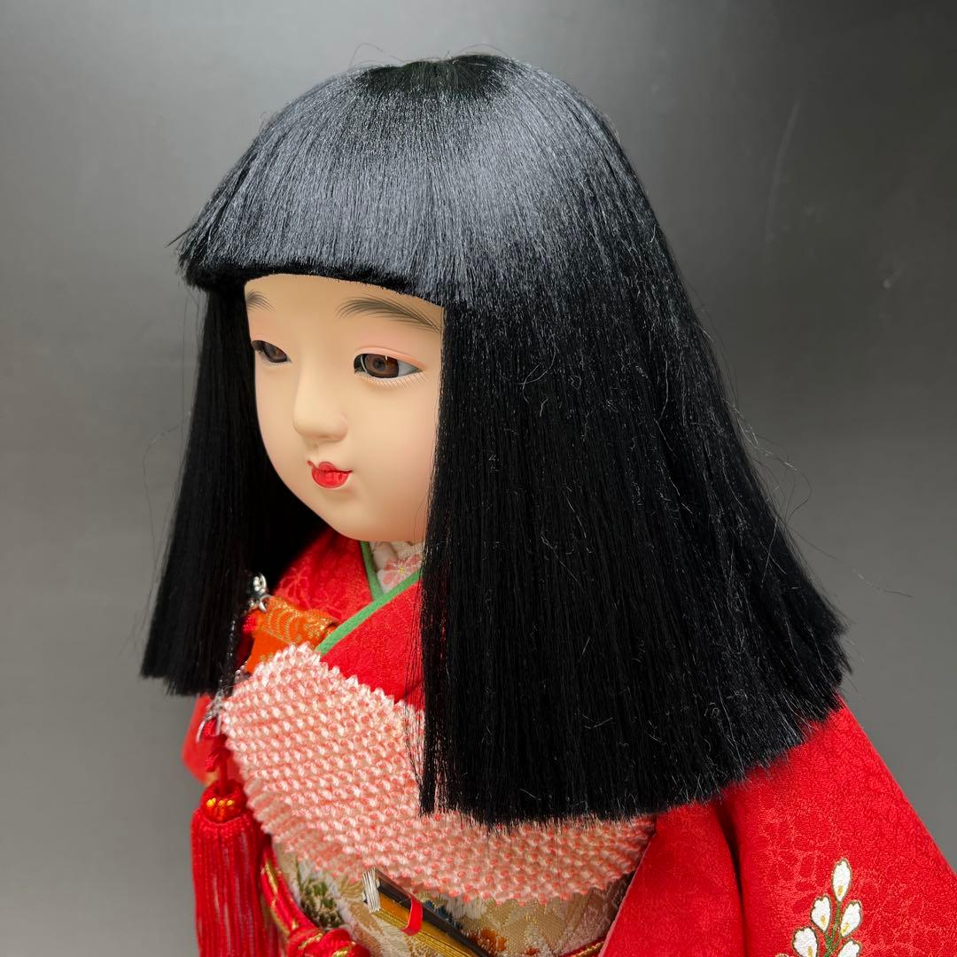 ma0214-11市松人形　公司作　46cm（台込み）日本人形　女の子