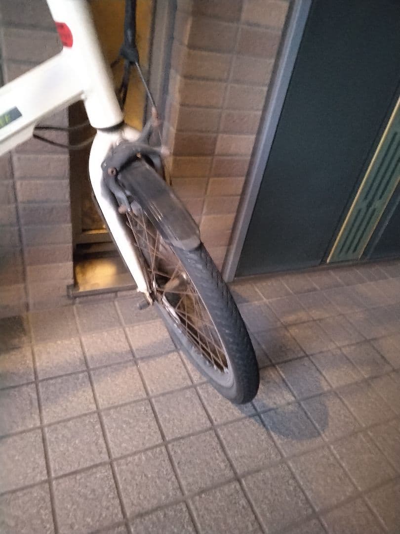 【ジャンク品】パナソニック製　ホワイト 電動アシスト自転車 スポーツタイプ