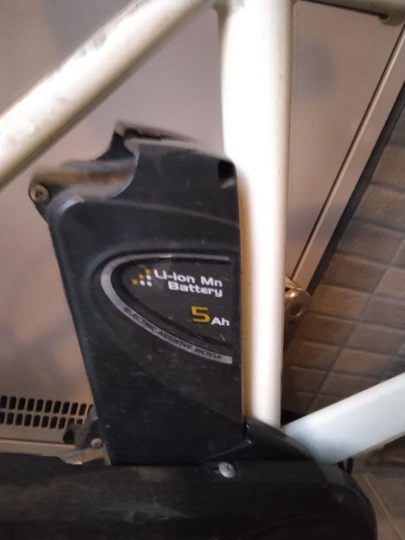 【ジャンク品】パナソニック製　ホワイト 電動アシスト自転車 スポーツタイプ