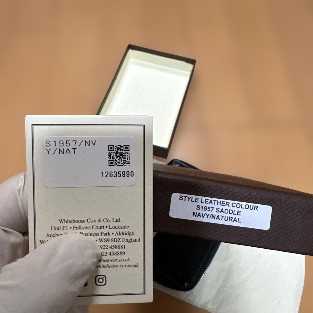 ホワイトハウスコックス　 レザー　財布　S1957 SADDLE LEATHER