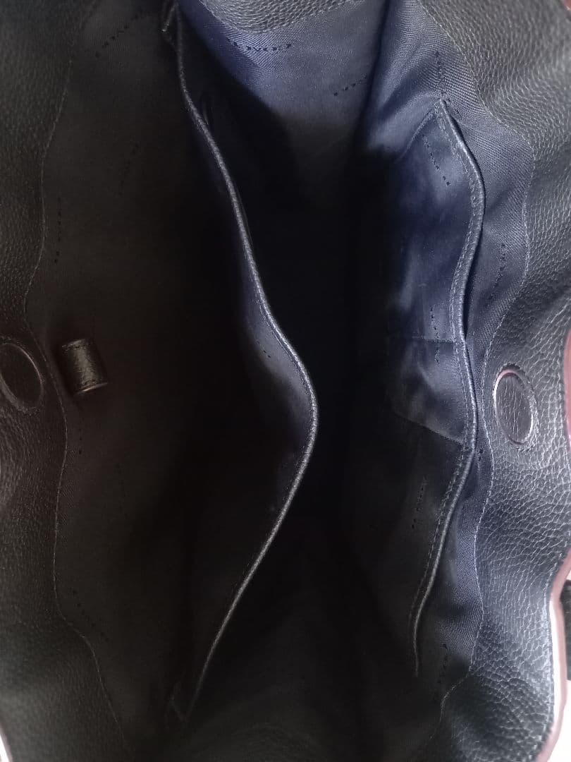 ★美品★coach スクエアトートバッグ　A４黒　ビジネス