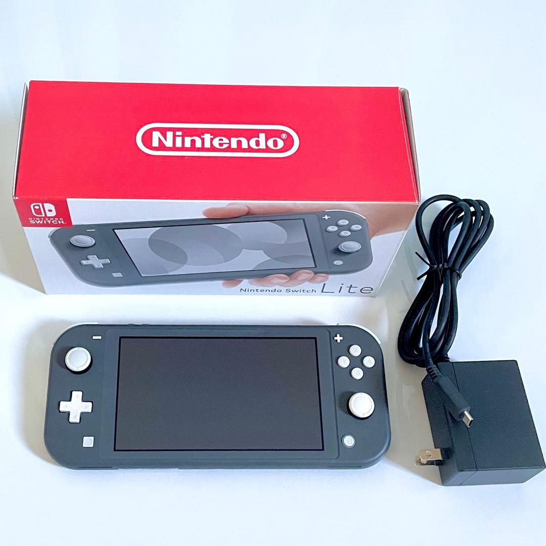 【美品】Nintendo Switch Lite グレー 本体