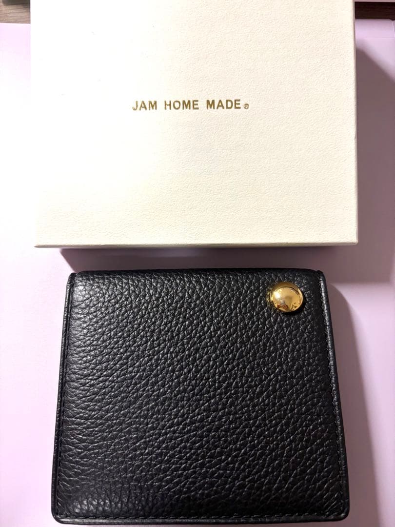 JAM  MADE ブラック二つ折り財布