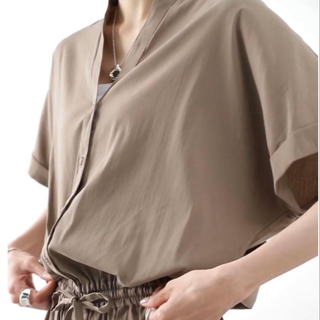 スピックアンドスパン 25SS フィブリルオールインワン つなぎ