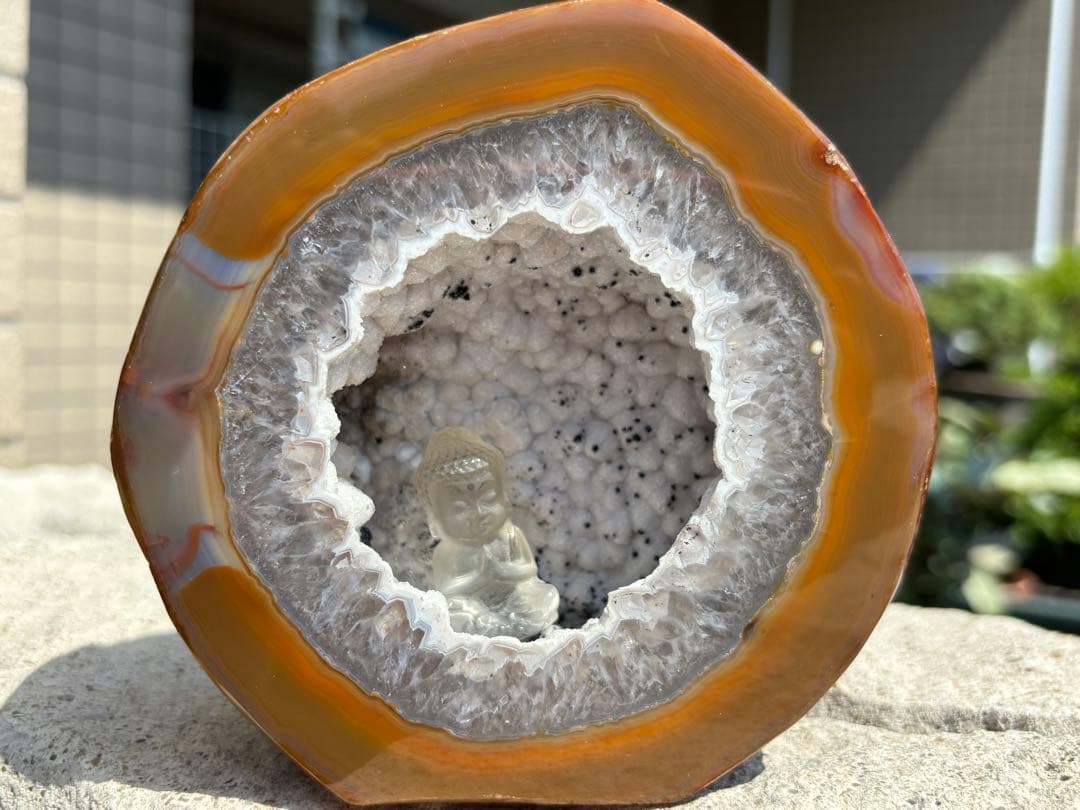 【強力に運気上昇⤴️】⭐️龍の棲むトレジャー瑪瑙⭐️白シュガー⭐️トルマリン共⭐️ MN7