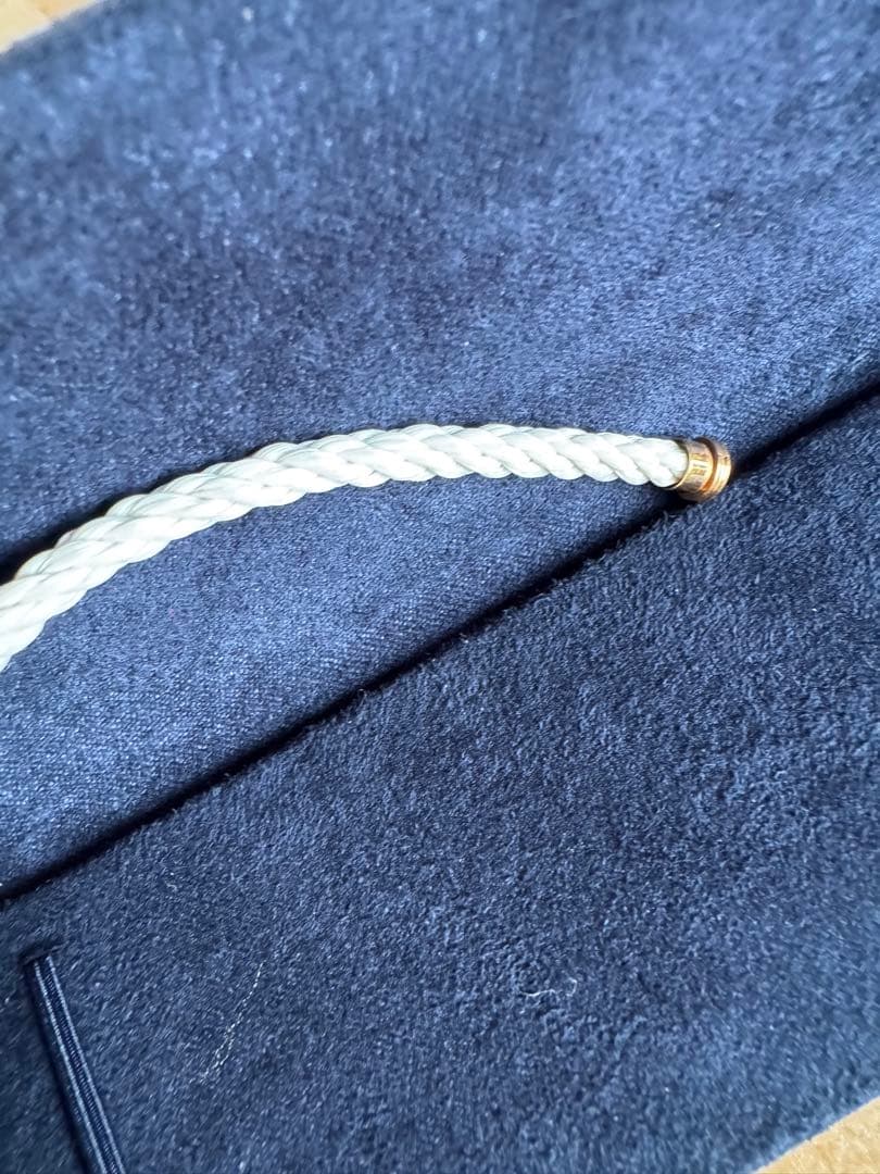 FREDホワイト2連ケーブルのみ ラージモデルイエローゴールド14 フォース10