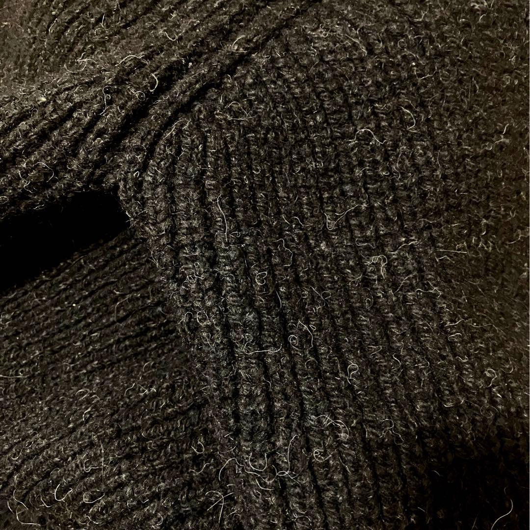 コムデギャルソンオム カーディガン 畦編み カニエ ・ウエスト 裁断加工 縮絨