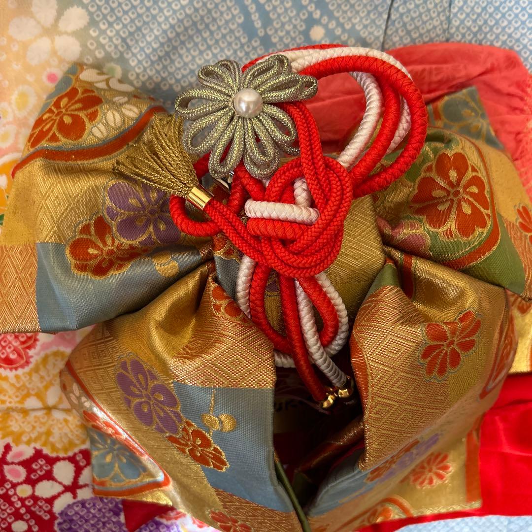 七五三　 着物　七歳　水色