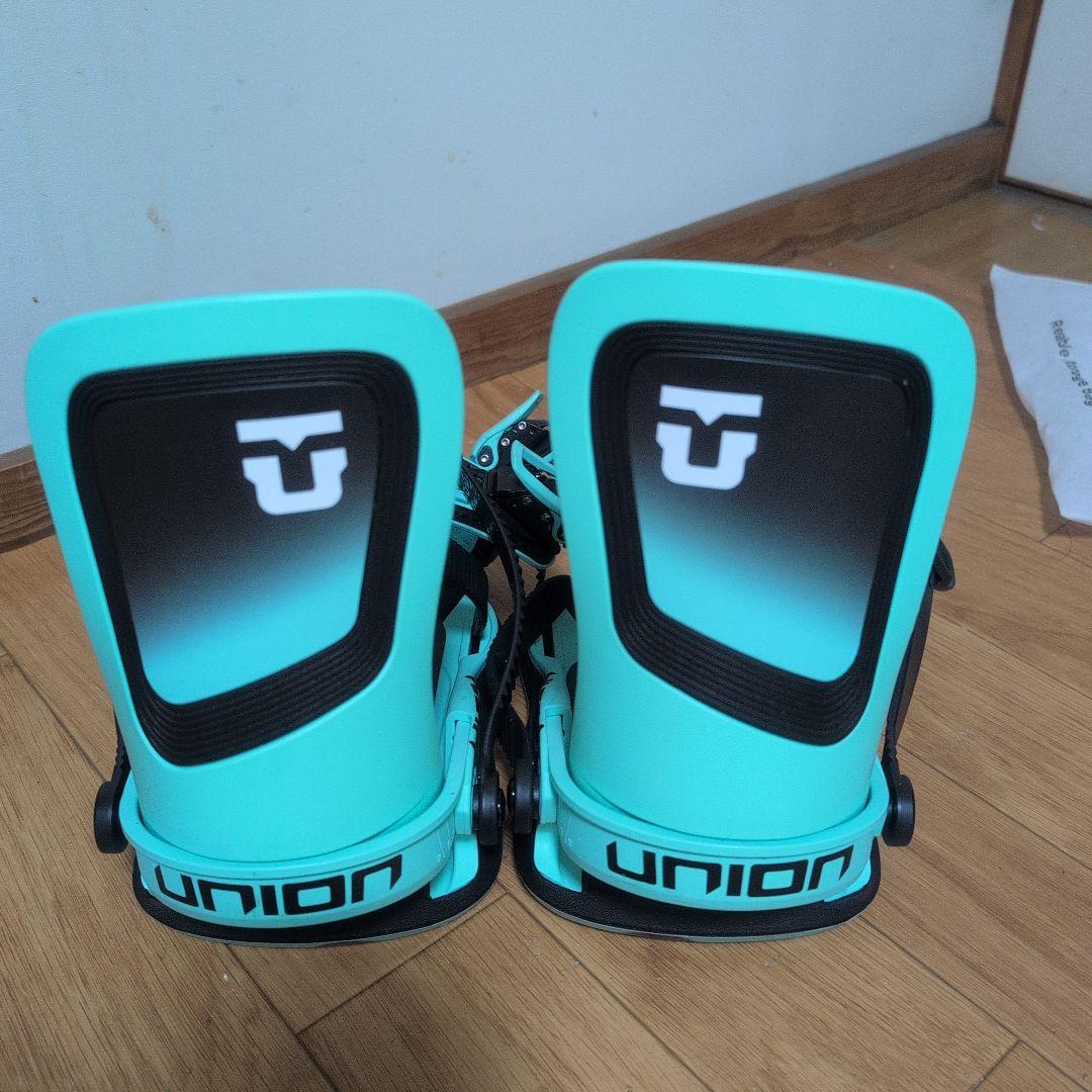 UNION ULTRA アクアブルー スノーボードビンディング　サイズS