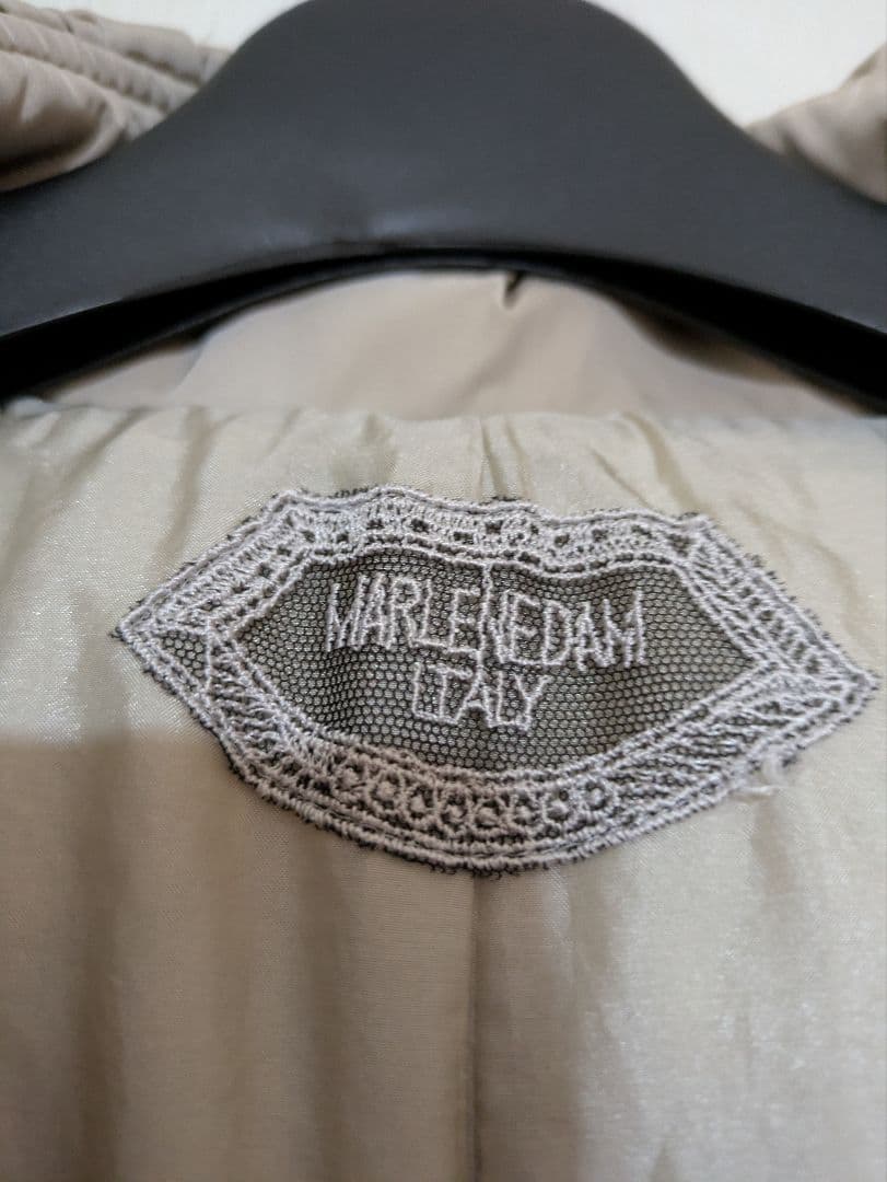 MARLENE DAM 　ダウンコート　ベージュ　42　SWINSWING