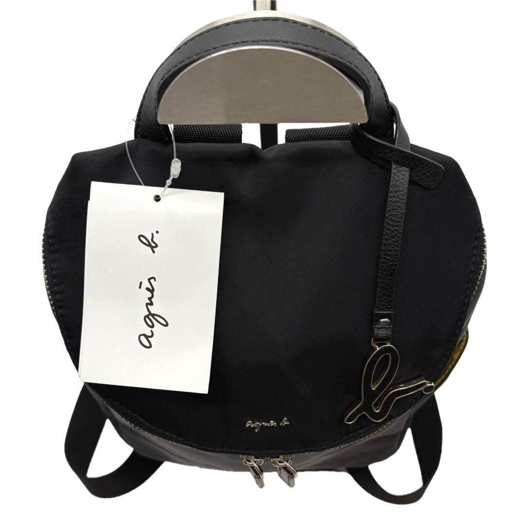 未使用　agnes b. ミニリュックバックパックアニエスベー別売りチャーム付き