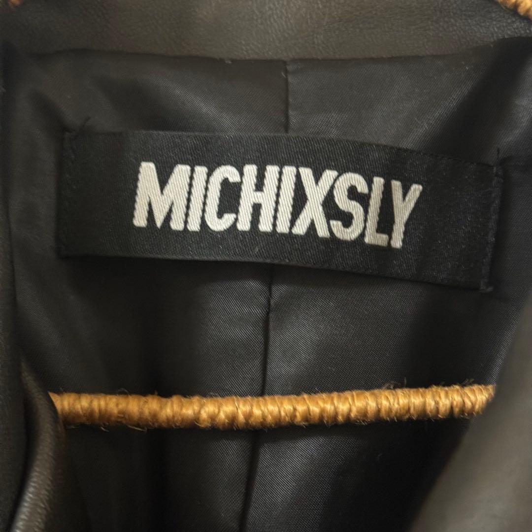 MICHIKSY ブラックレザージャケット