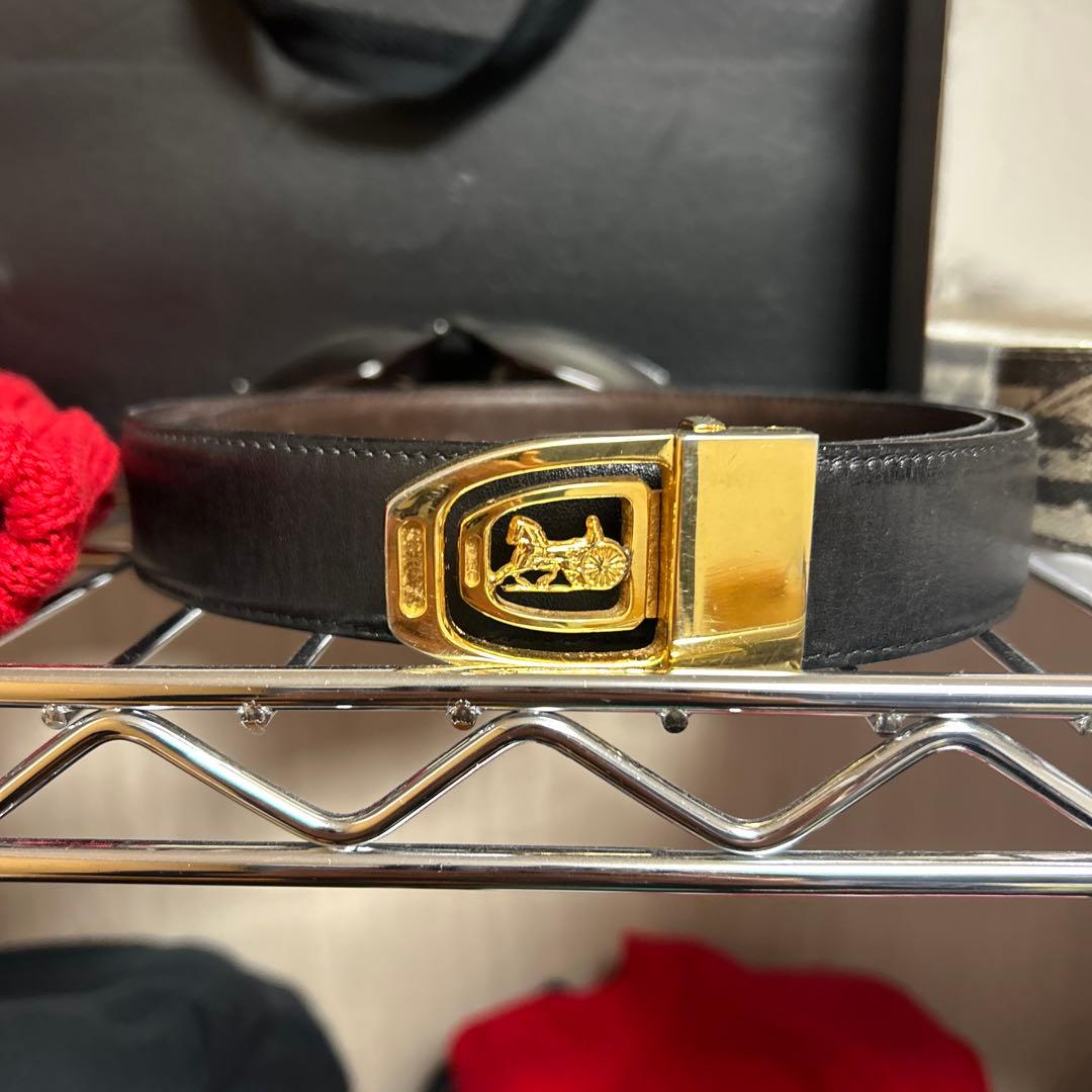 【00s】Old Celine 本革リバーシブルベルト