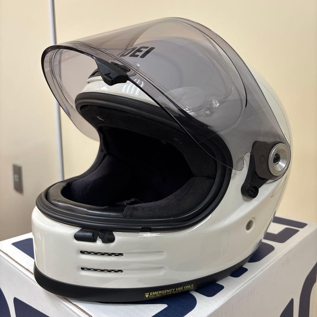SHOEI Glamster ホワイト フルフェイスヘルメット　Ｓサイズ