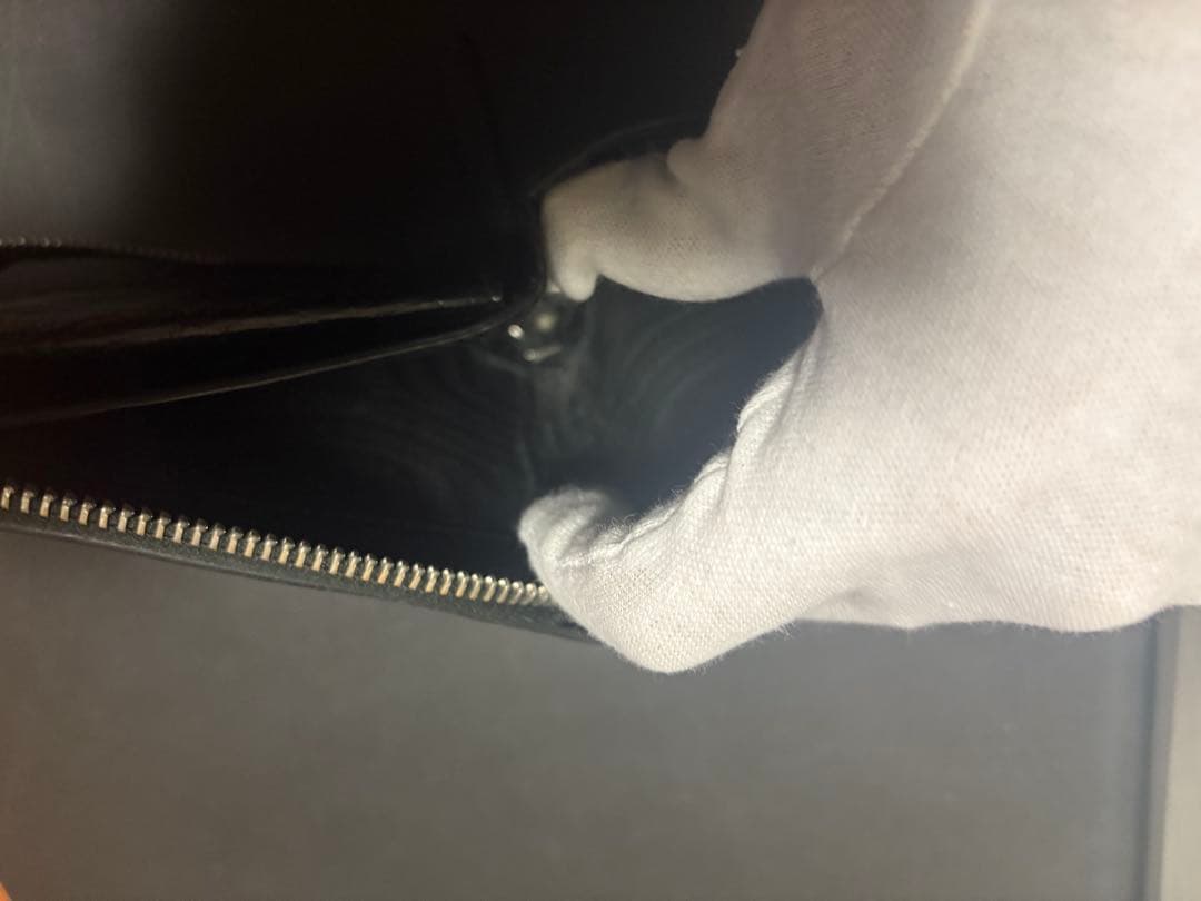 Maison Margiela 二つ折り財布 BLK/グレインカーフレザー