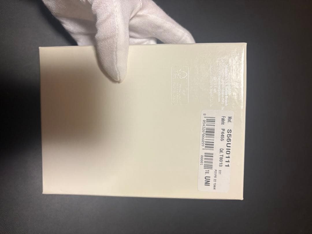 Maison Margiela 二つ折り財布 BLK/グレインカーフレザー