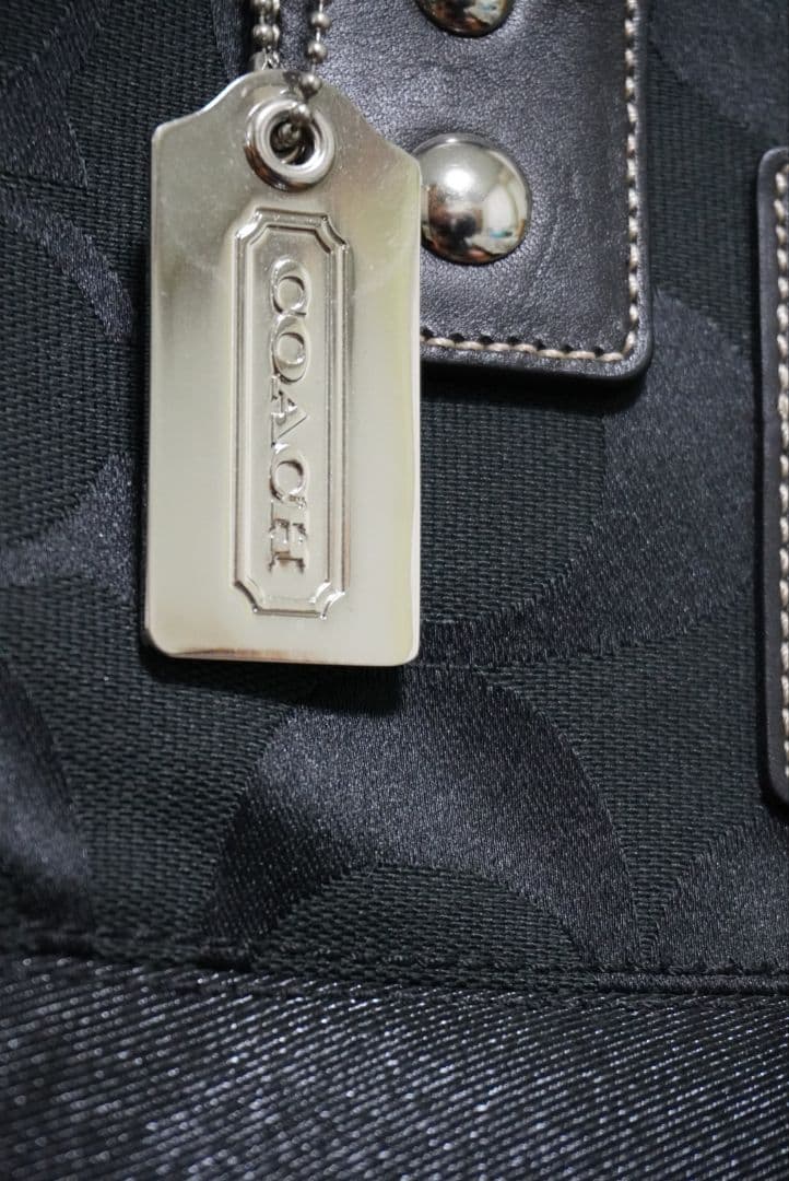 COACH ボストンバッグ 黒 美品 中古 数回使用