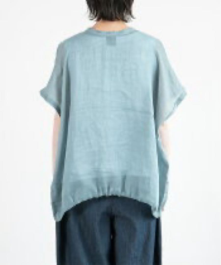 【 solamonat poche 】 ラベンダー　ラミー　シャツ　ブラウス