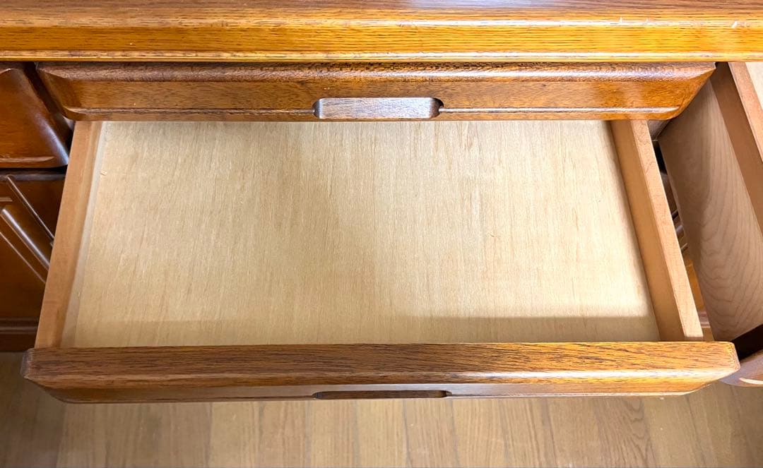 【最安値】水屋箪笥 欅茶箪笥 食器棚 キャビネット 古民家 アンティーク 和家具