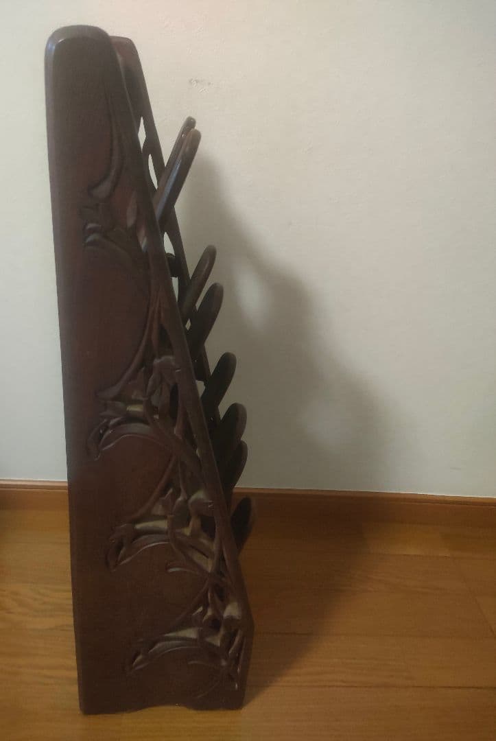 アンティーク　DARGIA 木製スリッパラック