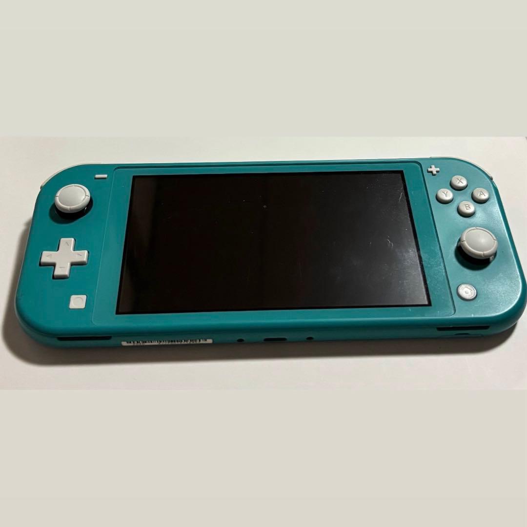 Nintendo Switch Lite ターコイズ 本体のみ 部分破損あり