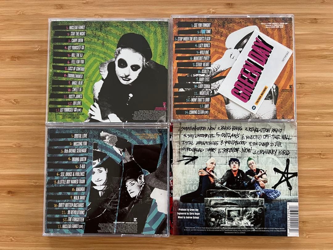 グリーンデイ Greenday ほぼほぼコンプリート