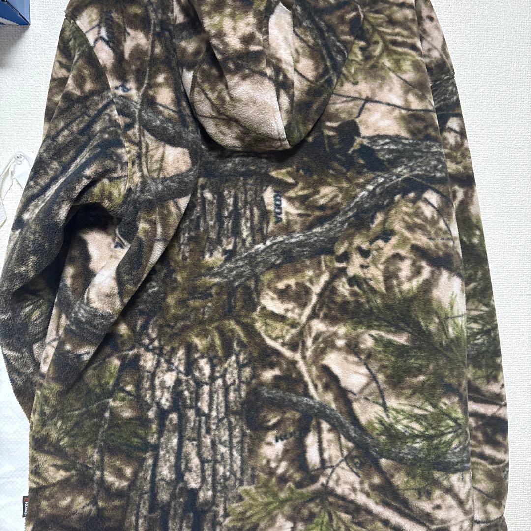 25FW Supreme Polartec Half Zip Camo サイズM