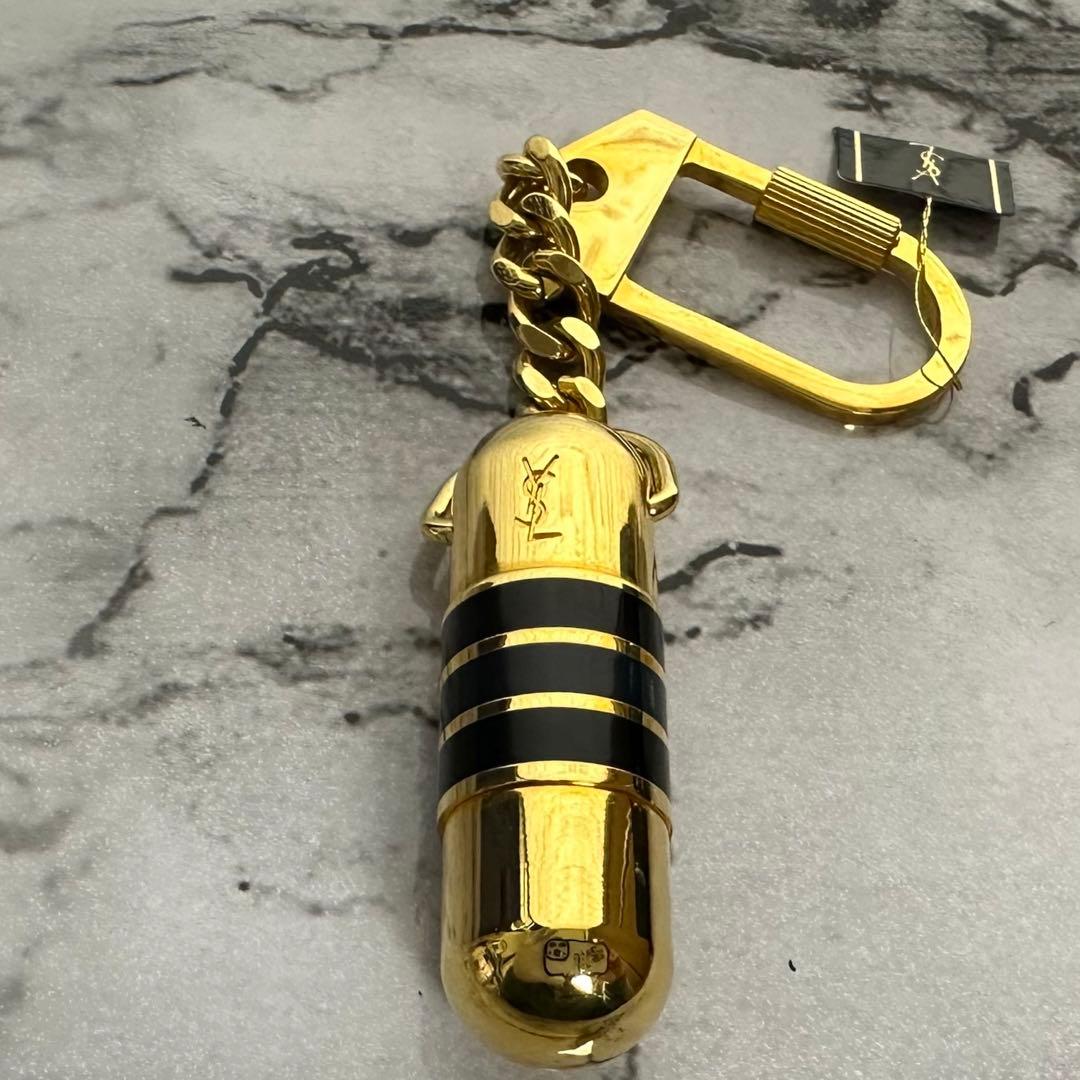 未使用品✨YVES SAINT LAURENT ピルケース キーホルダー YSL