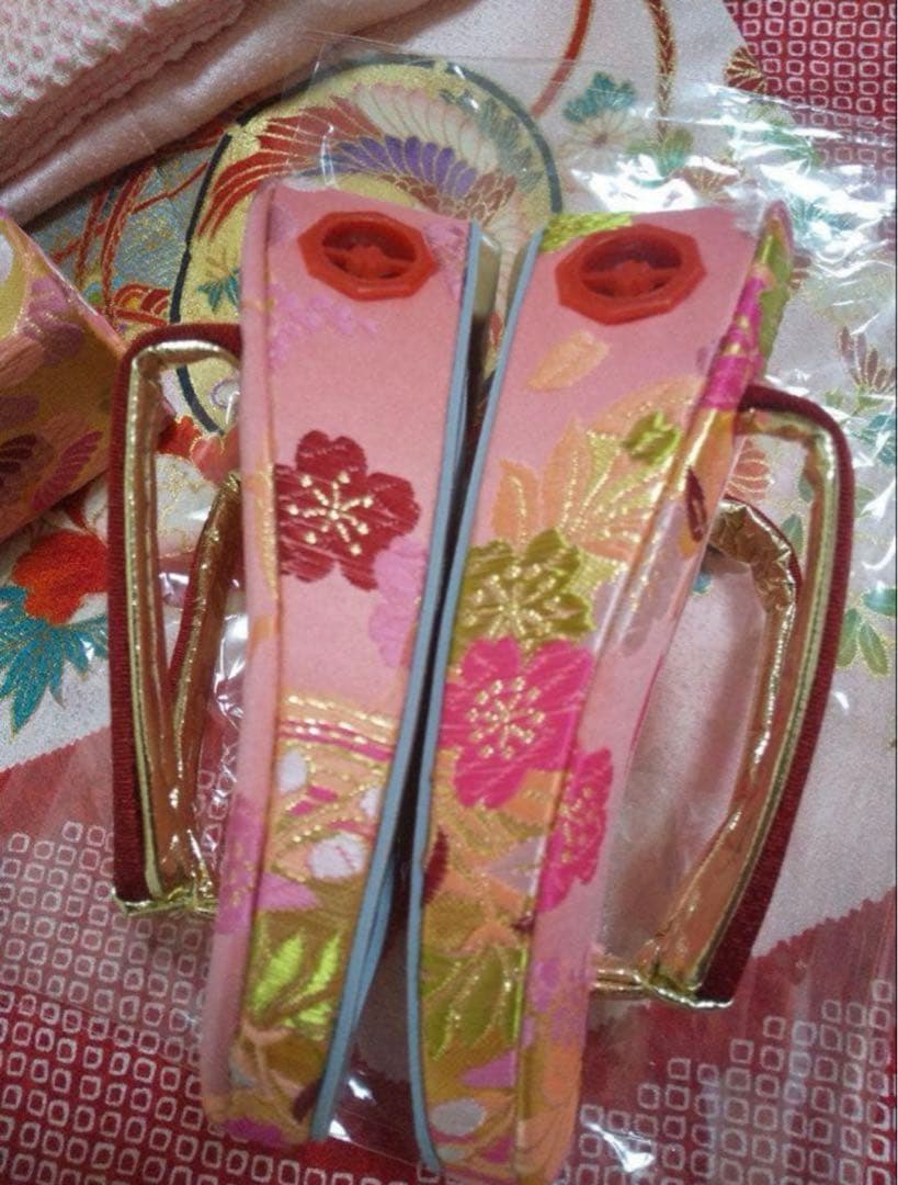 七五三 3歳　着物　正絹　総絞りフルセット