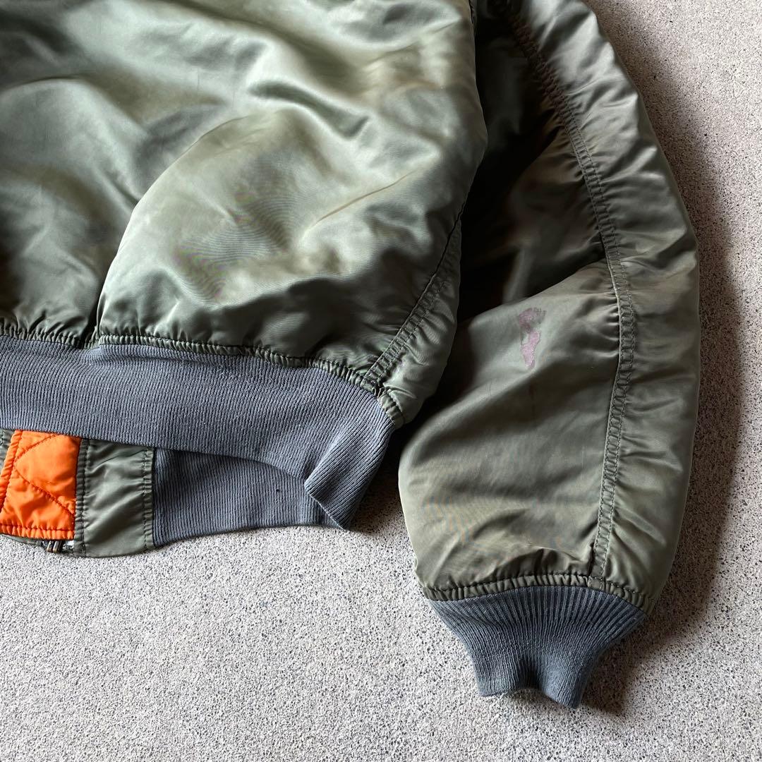 90s USA製 アルファ MA1 flight bomber jacket