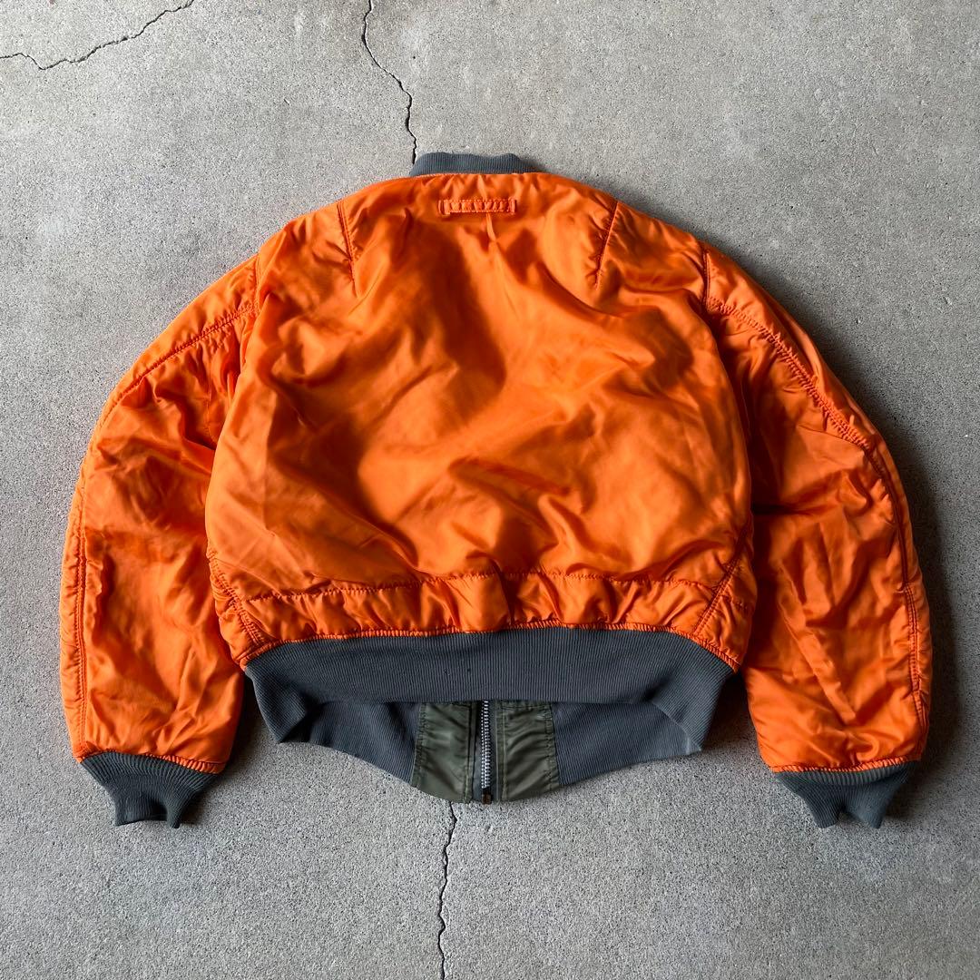 90s USA製 アルファ MA1 flight bomber jacket