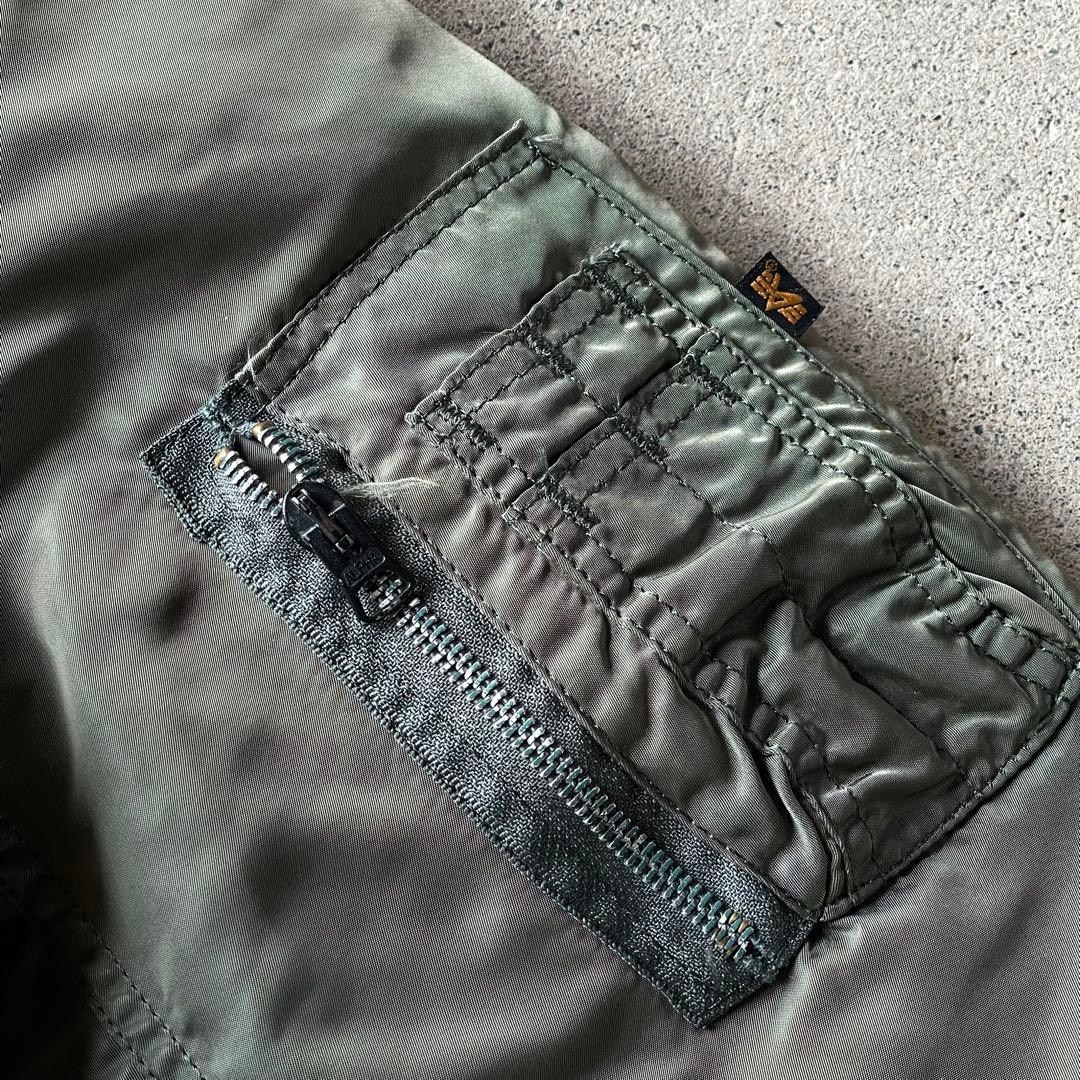 90s USA製 アルファ MA1 flight bomber jacket