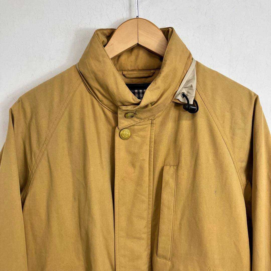 90s BURBERRY ハリントンジャケット 日本製 イエロー VINTAGE