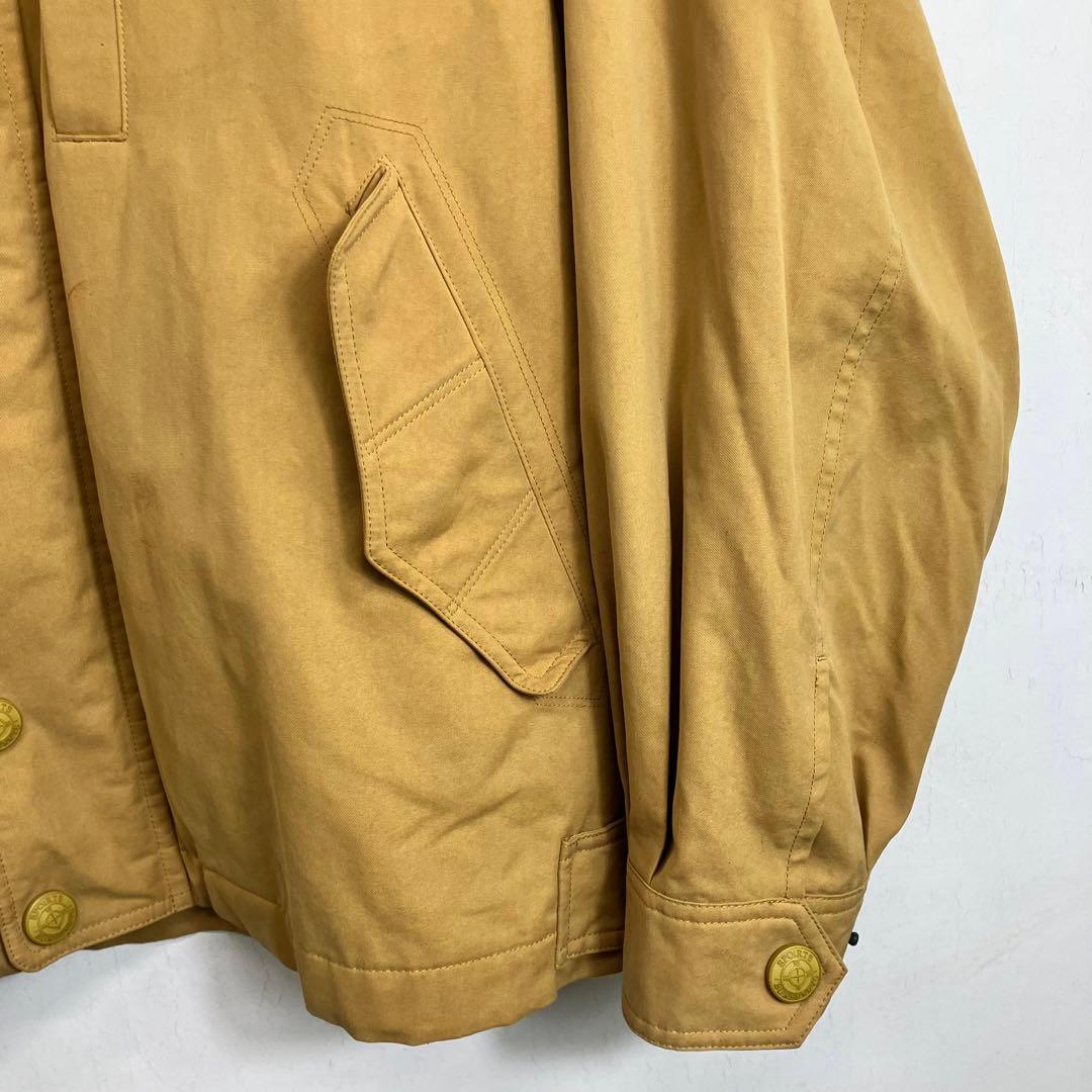 90s BURBERRY ハリントンジャケット 日本製 イエロー VINTAGE