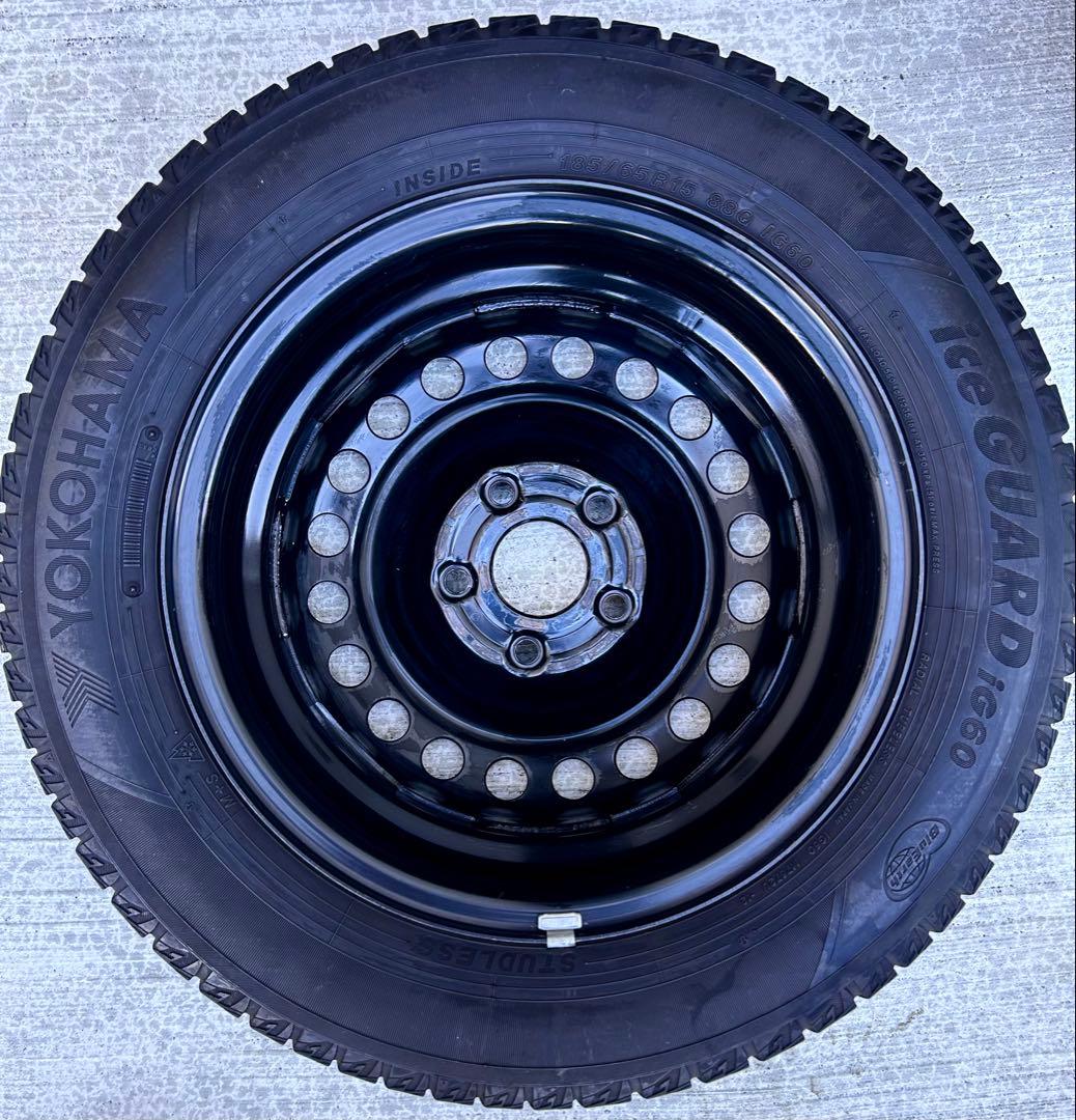 YOKOHAMAスタッドレス(185/65R15)&ホンダフリード純正ホイール