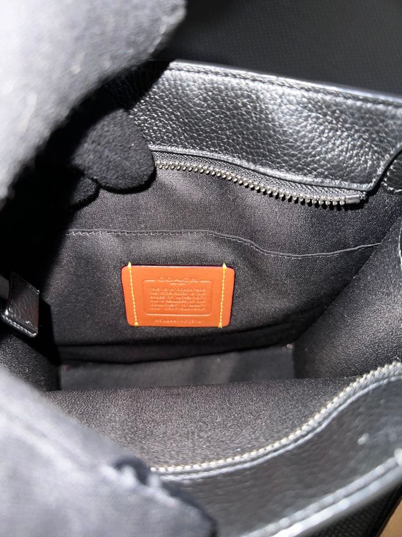 ほぼ新品COACH コーチ ブラック トートバッグ ショルダーベルト付き