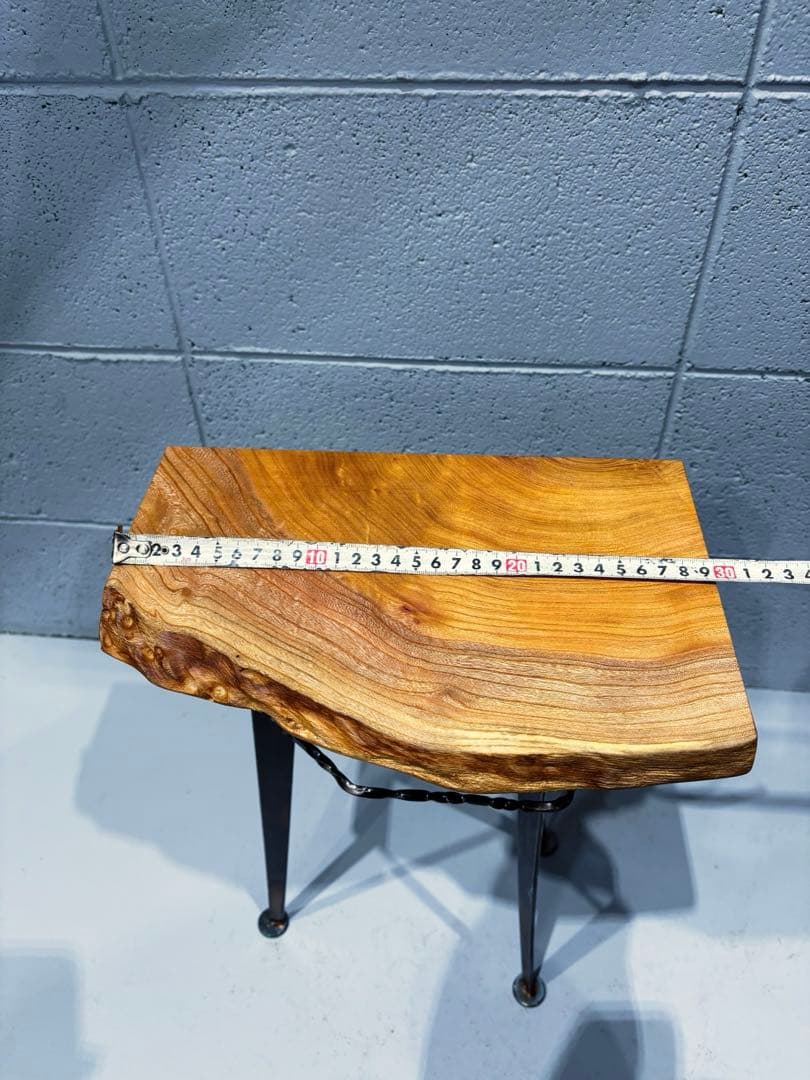 欅サイドテーブル　コーヒーテーブル　ナイトテーブル　観葉植物置き台