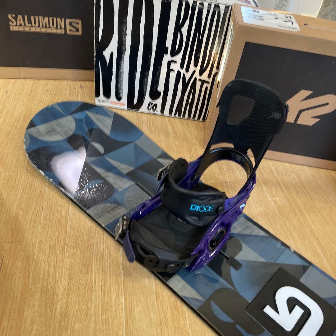 BURTON　クラッシュ　バートン　スノーボードセット　バインディング付
