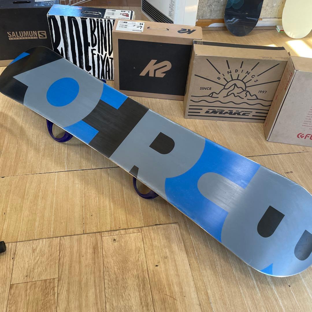 BURTON　クラッシュ　バートン　スノーボードセット　バインディング付