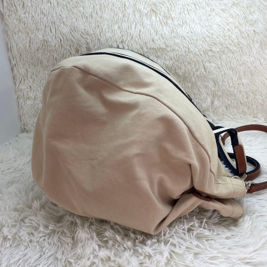 【美品】ダニエル＆ボブ 2way トートバッグ キャンバス ストライプ