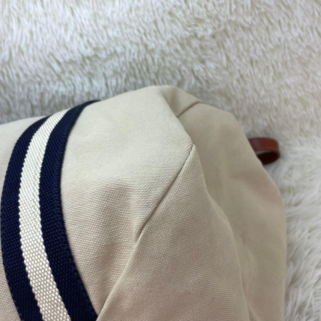 【美品】ダニエル＆ボブ 2way トートバッグ キャンバス ストライプ