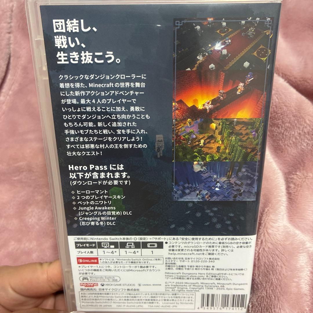 Nintendo Switch Lite スイッチライト 本体 マイクラソフト付