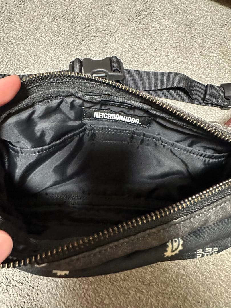 PORTER•NEIGHBORHOOD バンダナ柄 ボディバッグ